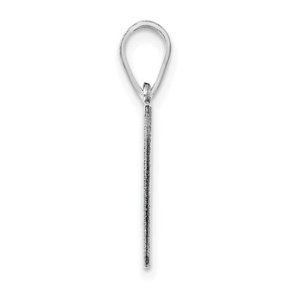Sterling Silver/Rhodium-plated Arizona State Pendant