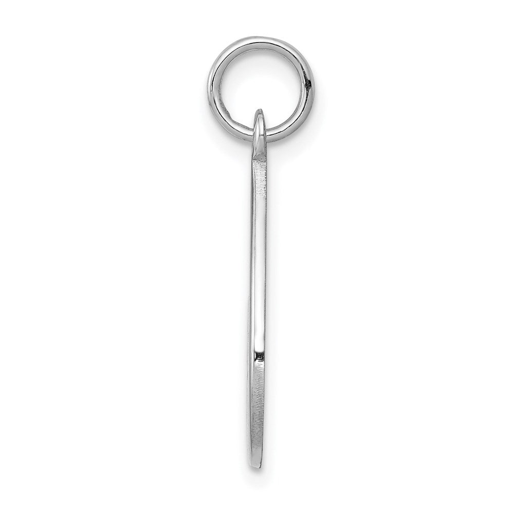 Sterling Silver Rhodium-plated Medical Jewelry Pendant