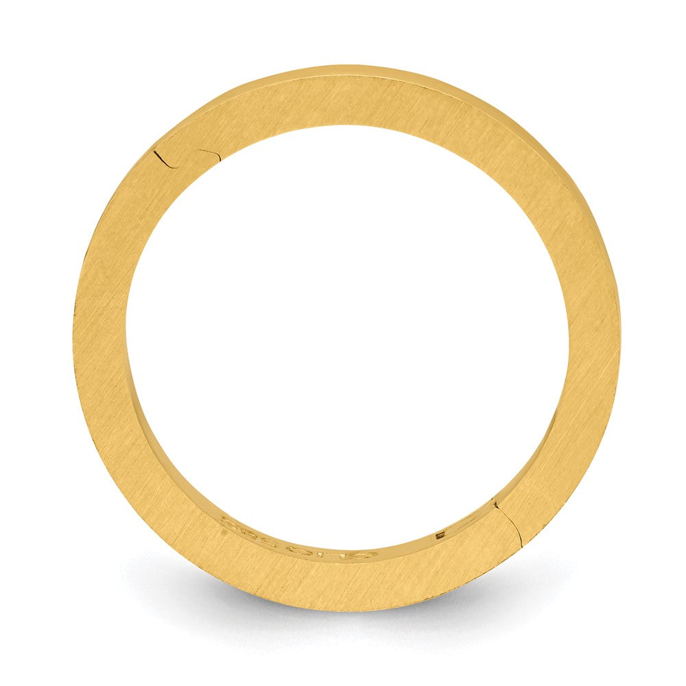 14k Yellow Gold 2.7mm CLIQ Hinged Shank Size 6