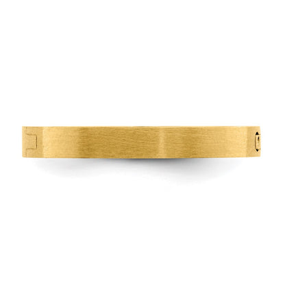 14k Yellow Gold 2.7mm CLIQ Hinged Shank Size 6