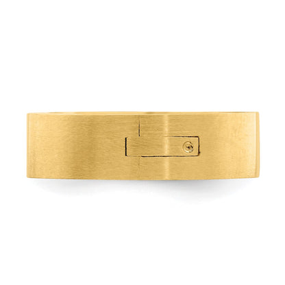 14k Yellow Gold 6mm CLIQ Hinged Shank Size 5.5