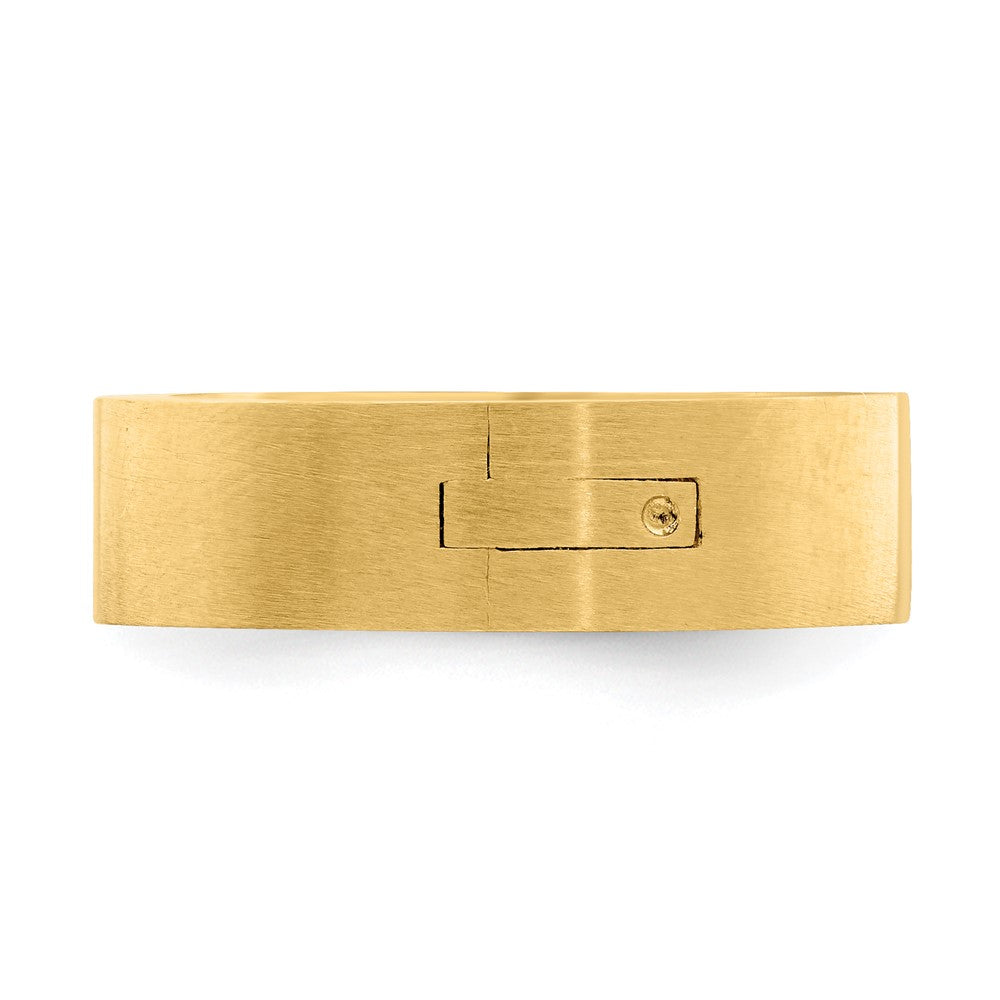 14k Yellow Gold 6mm CLIQ Hinged Shank Size 6.5