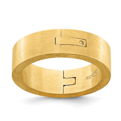 14k Yellow Gold 6mm CLIQ Hinged Shank Size 5.5