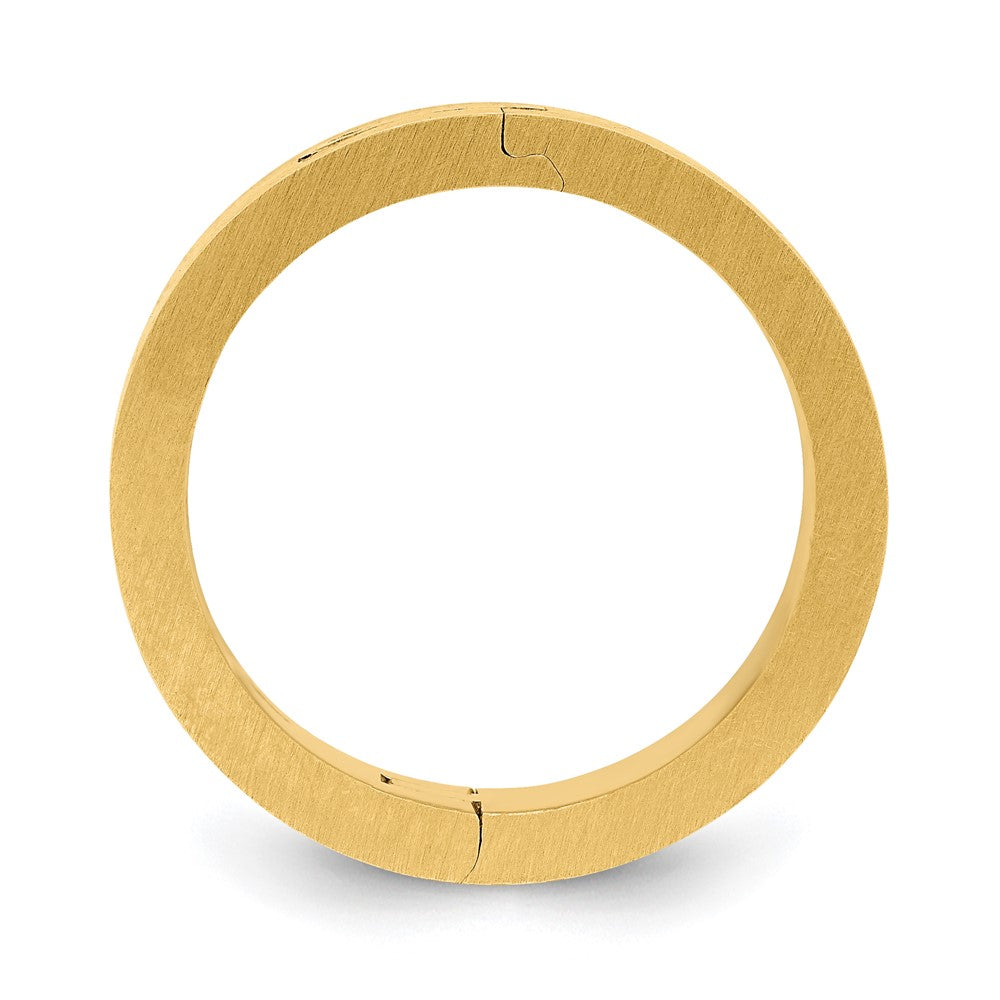 14k Yellow Gold 8mm CLIQ Hinged Shank Size 8.5