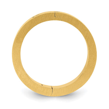 14k Yellow Gold 8mm CLIQ Hinged Shank Size 9.5