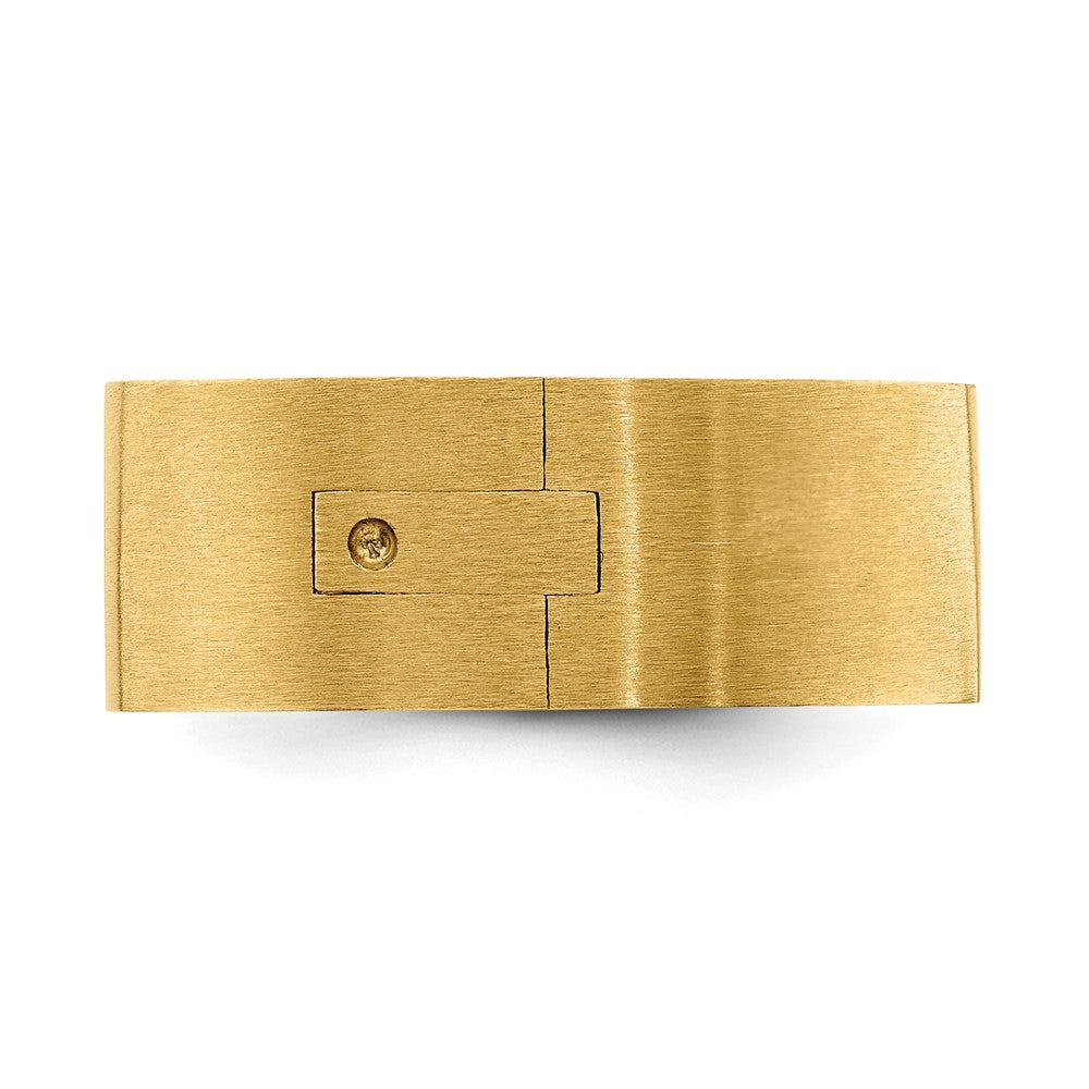 14k Yellow Gold 8mm CLIQ Hinged Shank Size 8.5