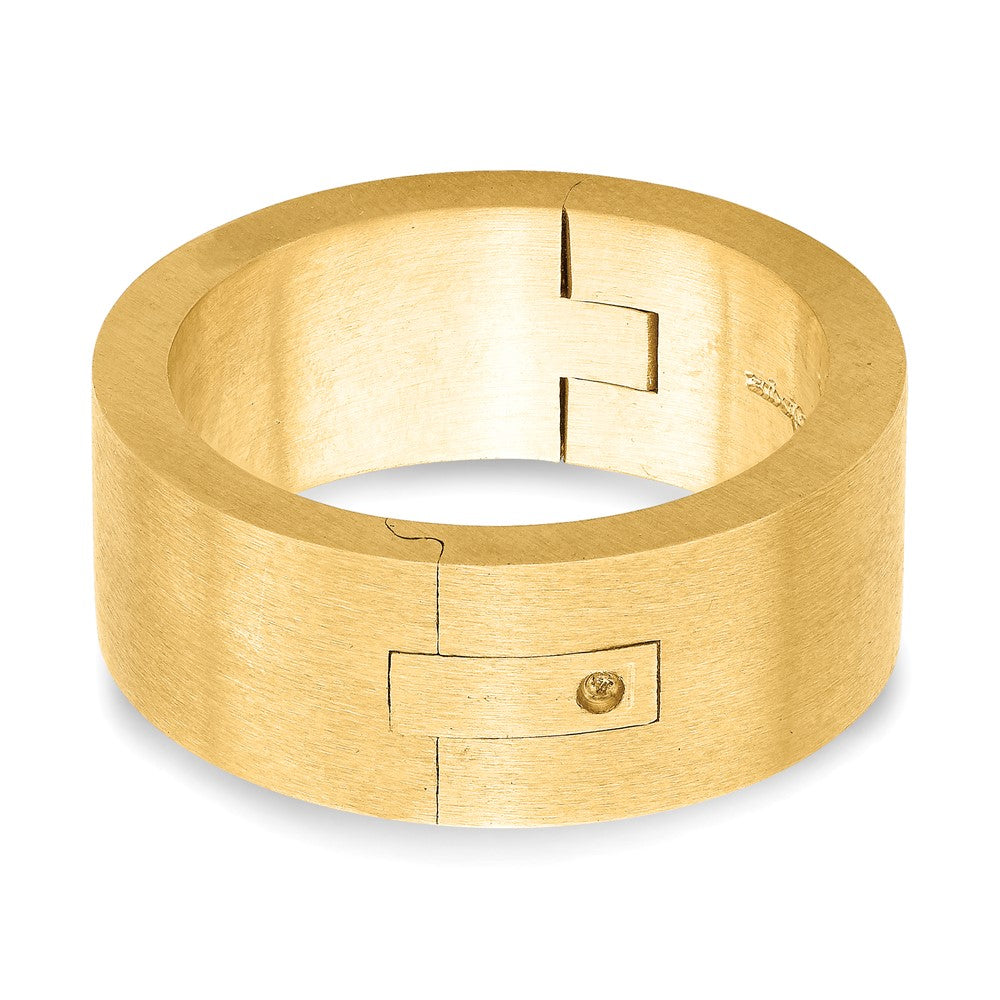 14k Yellow Gold 8mm CLIQ Hinged Shank Size 8.5