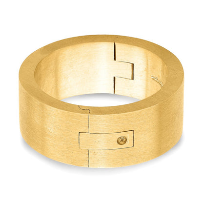 14k Yellow Gold 8mm CLIQ Hinged Shank Size 9.5