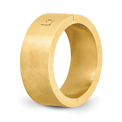 14k Yellow Gold 8mm CLIQ Hinged Shank Size 9.5