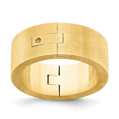 14k Yellow Gold 8mm CLIQ Hinged Shank Size 8.5
