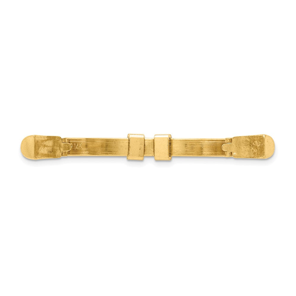 14k Yellow Gold 2.6mm Finger Size 5-7 Adjusto Shank