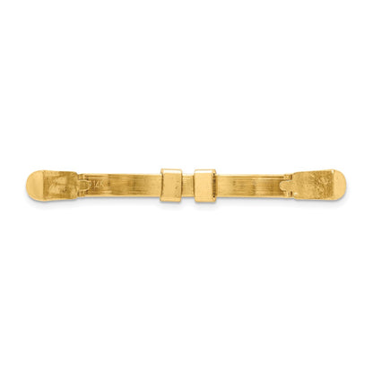 14k Yellow Gold 2.6mm Finger Size 5-7 Adjusto Shank