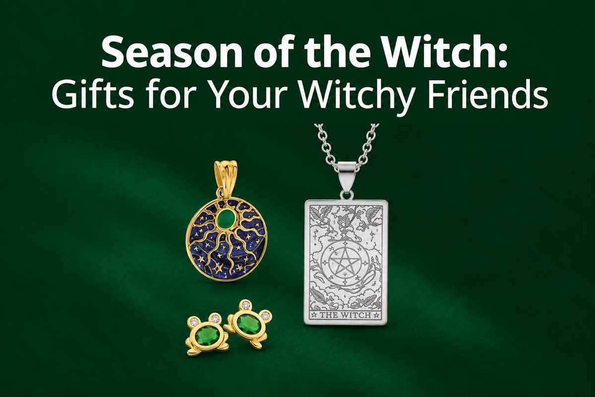 Combined banner with text header above the jewelry image