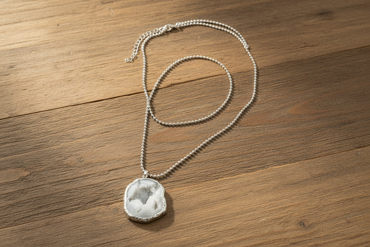 White Quartz Geode