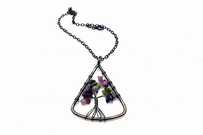 Triangle Gemstone Tree of Life