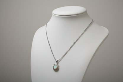 Opal and silver
