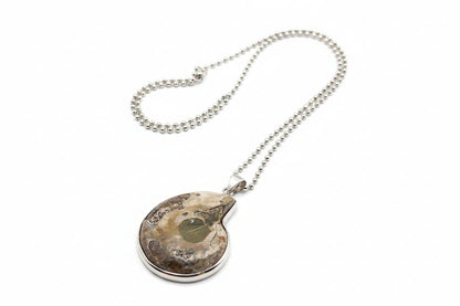 Ammonite Spiral Necklace
