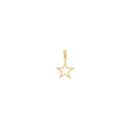 10k Cut-out Star Charm