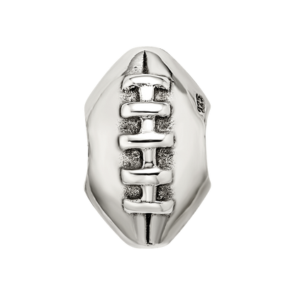 Sterling Silver Reflections Football Bead
