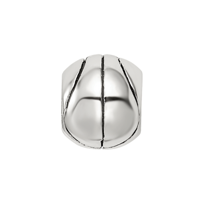 Sterling Silver Reflections Basketball Bead