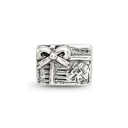 Sterling Silver Reflections Kids Christmas Present Bead