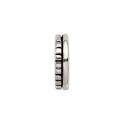 Sterling Silver Reflections Notched Spacer Bead