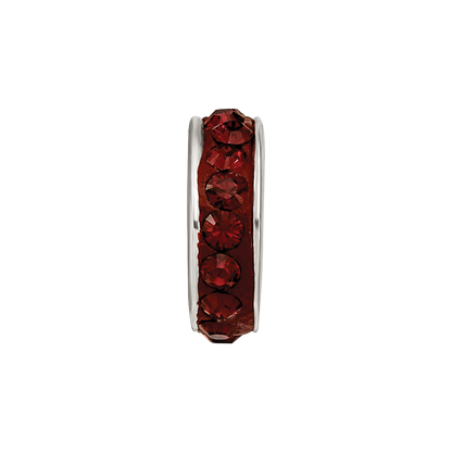 Sterling Silver Reflections Jan Single Row Preciosa Crystal Bead