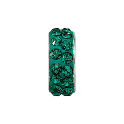 Sterling Silver Reflections May Double Row Preciosa Crystal Bead