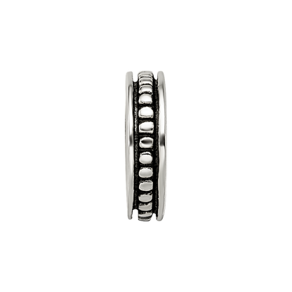 Sterling Silver Reflections Notched Spacer Bead