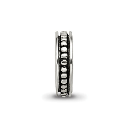 Sterling Silver Reflections Notched Spacer Bead