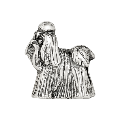 Sterling Silver Reflections Shih Tzu Bead