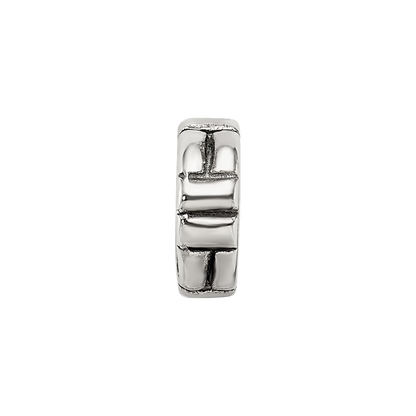 Sterling Silver Reflections Notched Spacer Bead