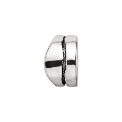 Sterling Silver Reflections Wavy Spacer Bead
