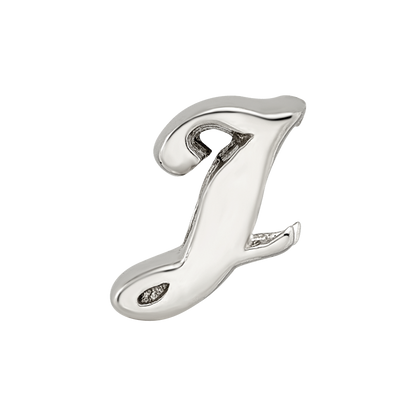 Sterling Silver Reflections Letter J Script Bead