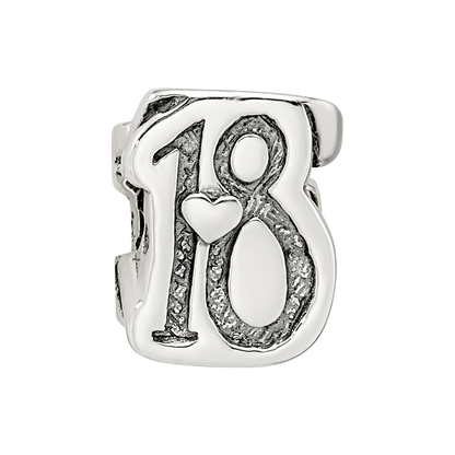 Sterling silver Reflections Sweet 18 Bead