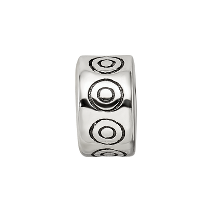 Sterling Silver Reflections Circles Bali Bead