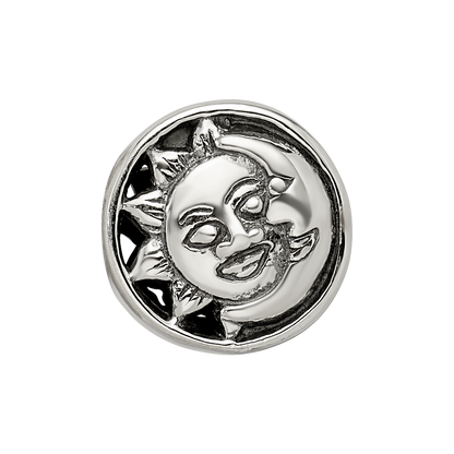 Sterling Silver Reflections Sun/Moon Bead