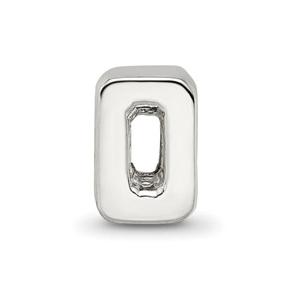 Sterling Silver Reflections Numeral 0 Bead
