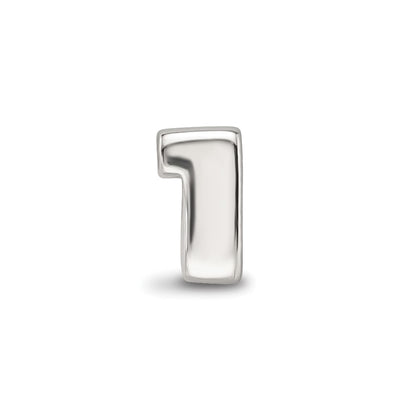 Sterling Silver Reflections Kids Number 1 Bead