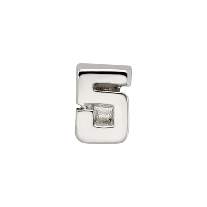 Sterling Silver Reflections Kids Number 5 Bead