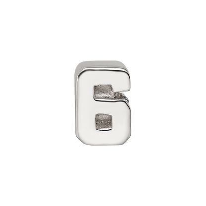 Sterling Silver Reflections Kids Number 6 Bead