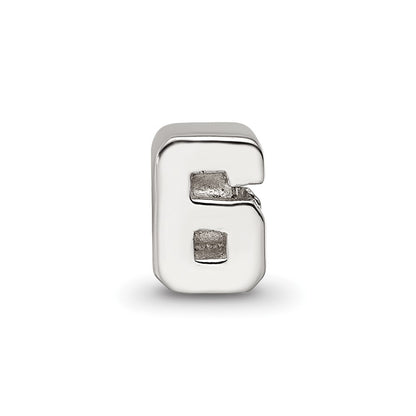 Sterling Silver Reflections Kids Number 6 Bead