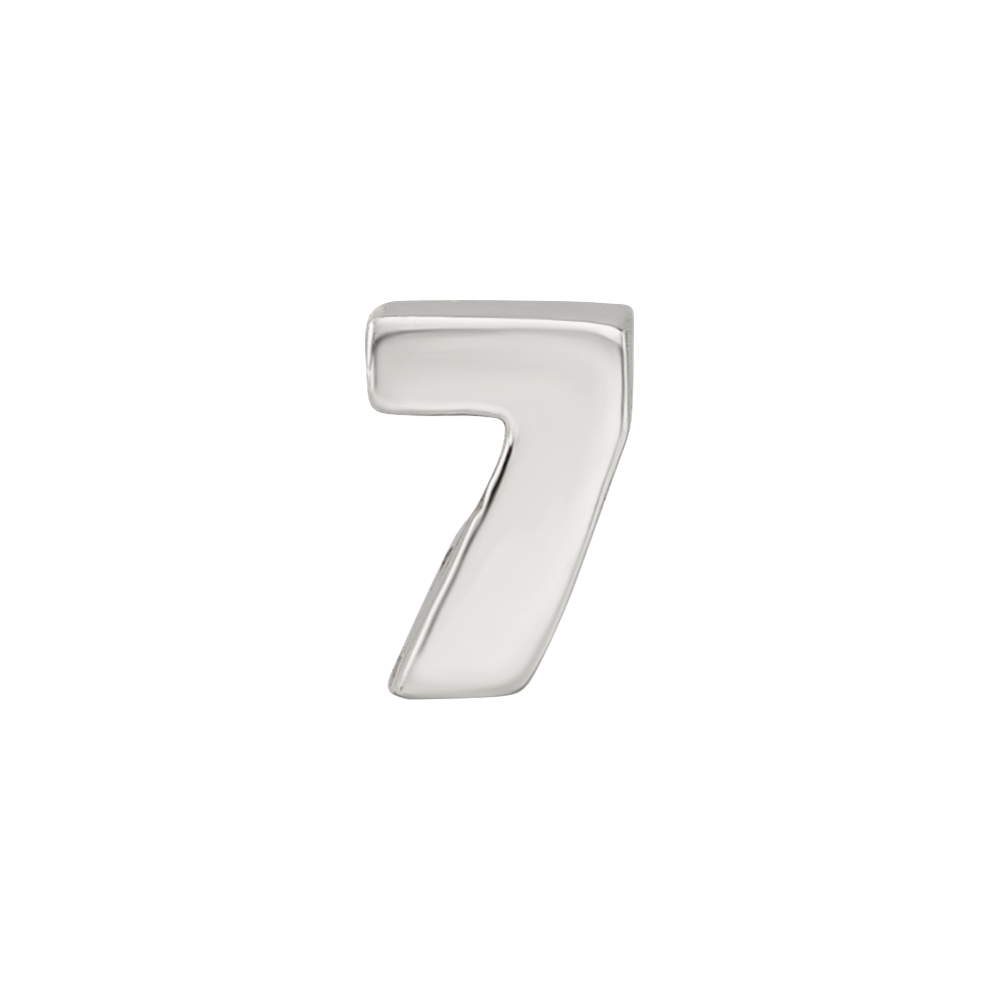 Sterling Silver Reflections Kids Number 7 Bead
