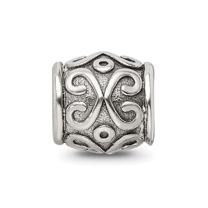 Sterling Silver Reflections Scroll Bali Bead