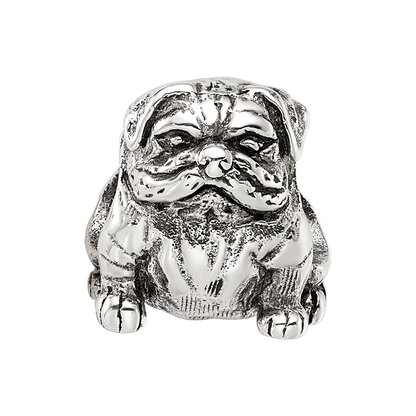 Sterling Silver Reflections Bulldog Bead