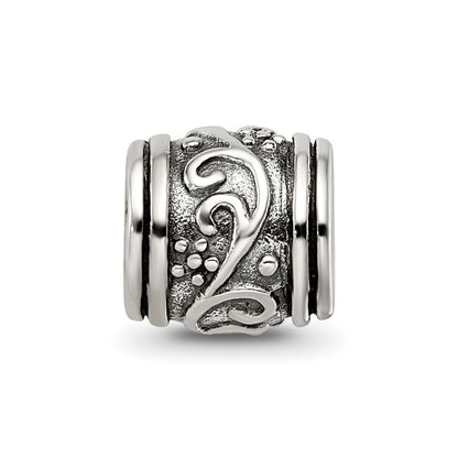 Sterling Silver Reflections Floral Bead