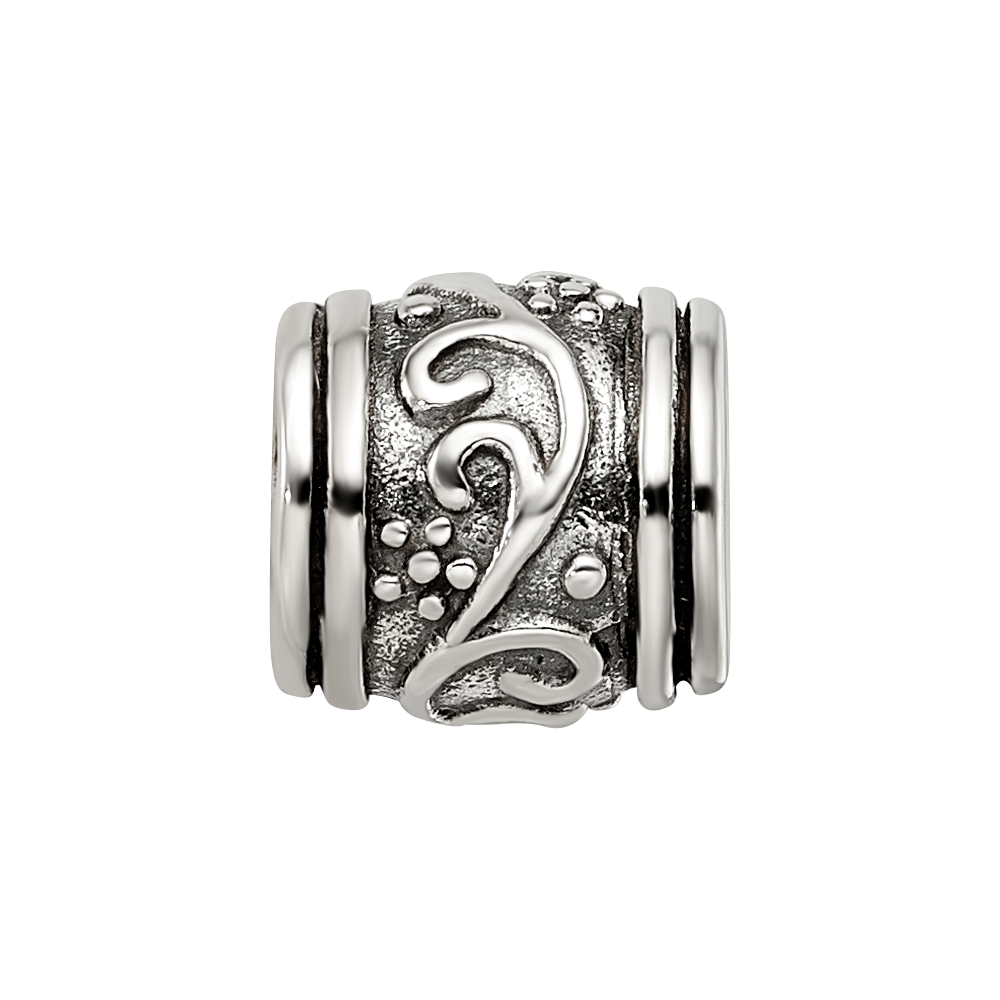 Sterling Silver Reflections Floral Bead
