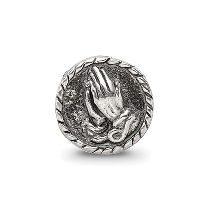 Sterling Silver Reflections Praying Hands Bead