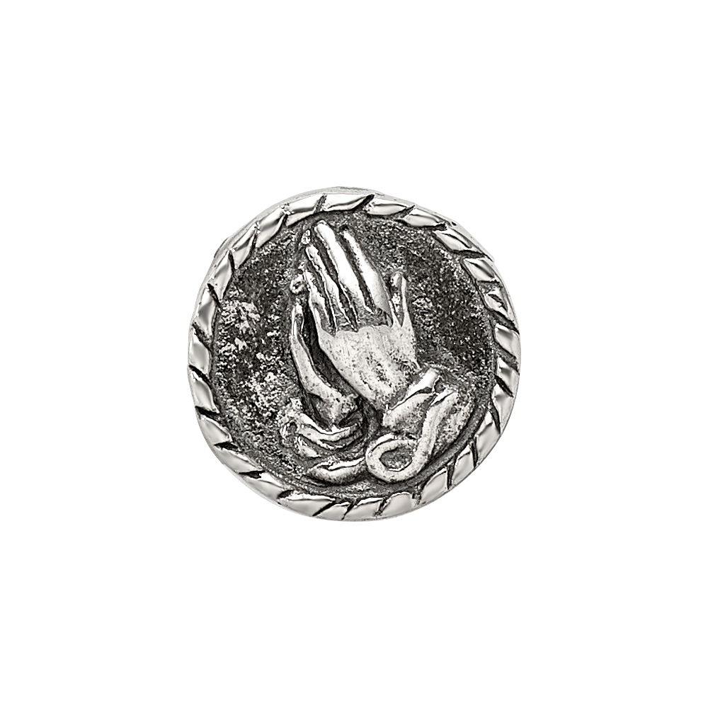 Sterling Silver Reflections Praying Hands Bead