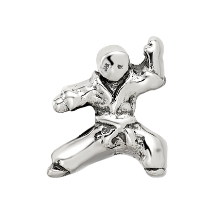 Sterling Silver Reflections Karate Person Bead